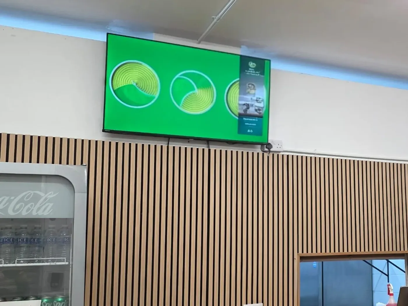 Commercial electrical fit-out in an office reception